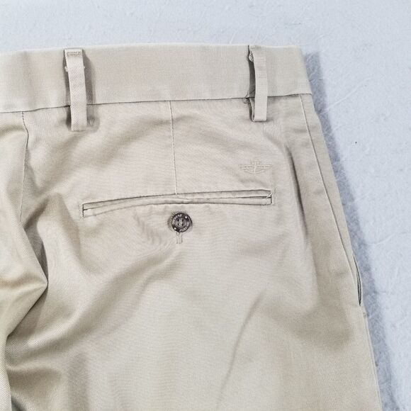 Dockers D2 signature khaki pants men's 32x29 beige preppy retro - Picture 9 of 11